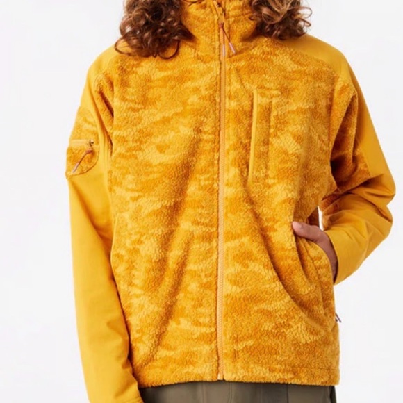 NEW Outdoor Voices Primo Fleece cider cloud Jacket size S - Picture 6 of 13